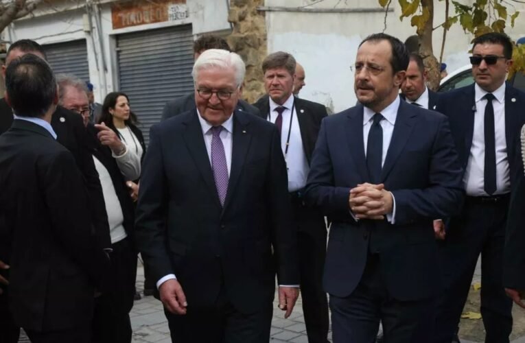 الرئيس الألماني يزور بلدية نيقوسيا برفقة نظيره القبرصي
